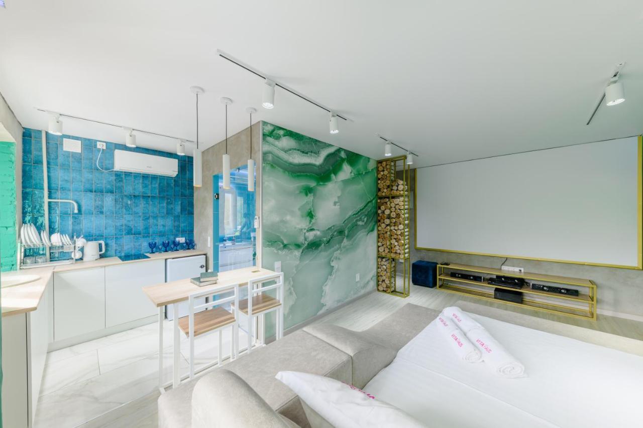 квартира-студия C домашним кинотеатром Ocean Apartment