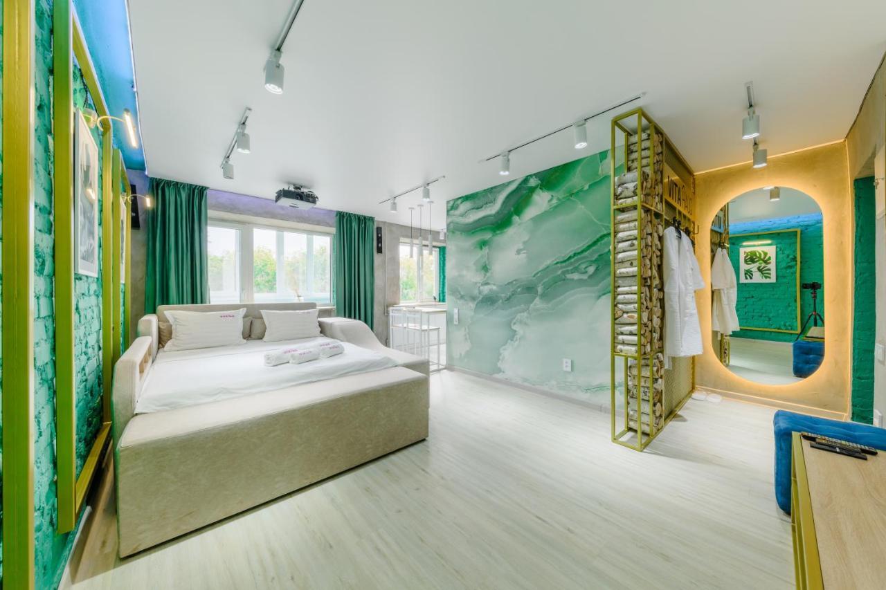 квартира-студия C домашним кинотеатром Ocean Apartment *